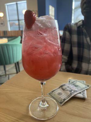 strawberry cucumber non alcoholic drink