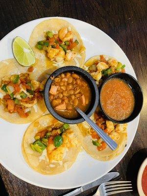 Shrimp tacos