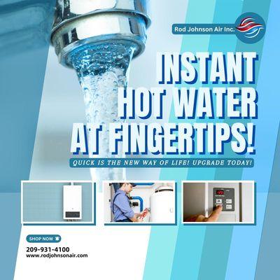 Upgrade your water heater today and experience the new era of convenience, speed, and savings. Take advantage of this opportunity!