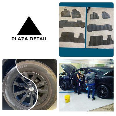 Plaza Detail cleans Matt's, wheels, rims, inside, outside, top, bottom and all around to get your car looking like new!