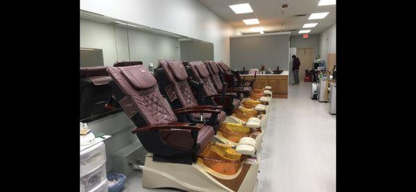 Spa chair for pedicure