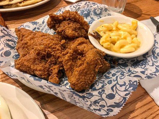 Southern Fried Chicken w/ Mac and Cheese