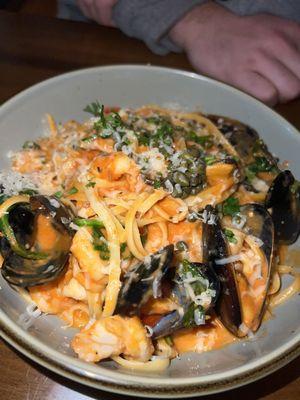 Seafood pasta