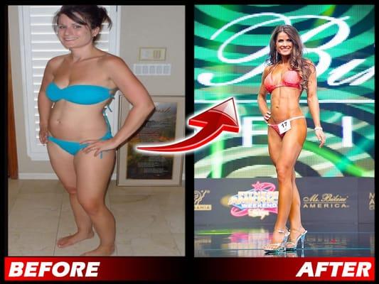 Nicole Totally Transformed her Body. Way to Rock it. Now she's placing in all the top fitness competitions.