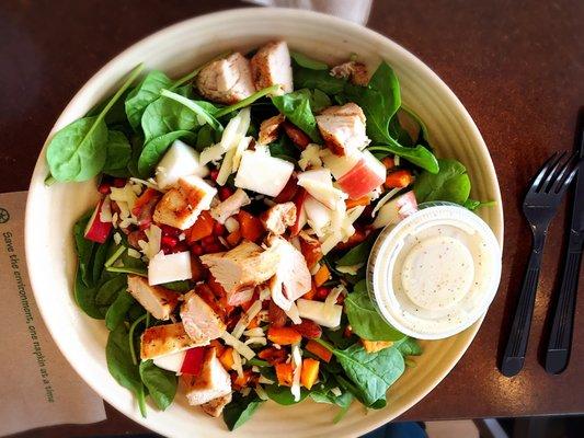 Roasted Butternut Salad with Grilled Chicken