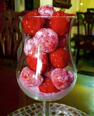 RED VELVET SNOW BALL COOKIES