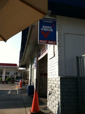 First smog check in Cali.