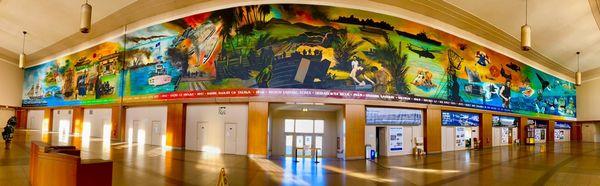 Historical Mural in the lobby