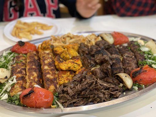 Family platter for 3