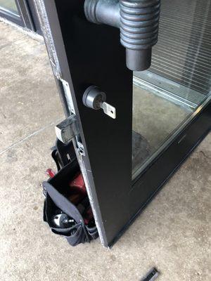 Commercial lock repair