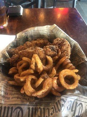 Chicken fingers appetizer