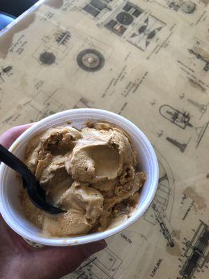 Salted caramel ice cream