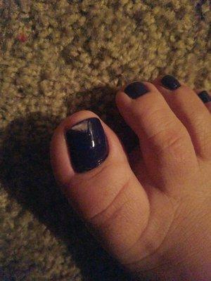 I paid $30 for this pedi!!