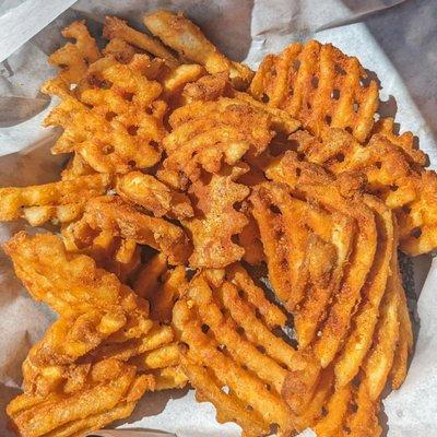 Waffle fries