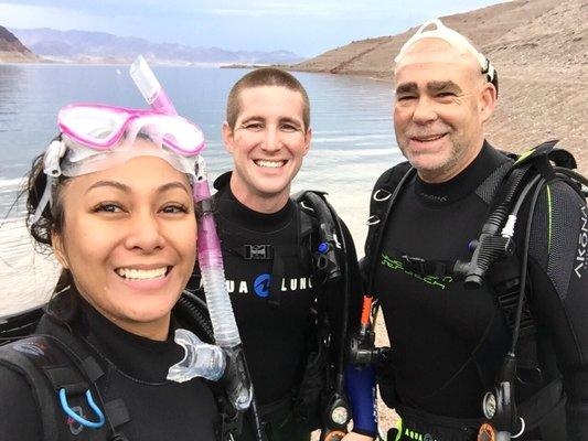 Photo taken at Kingman Wash on our Open Dive 3 & 4 session with our awesome PADI scuba instructor Scott.