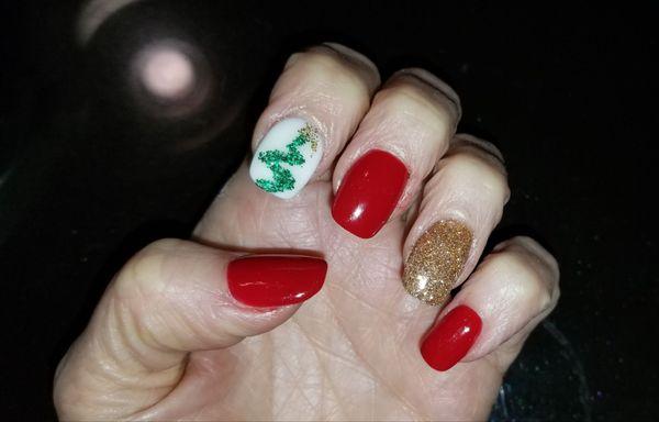 Christmas nails :)