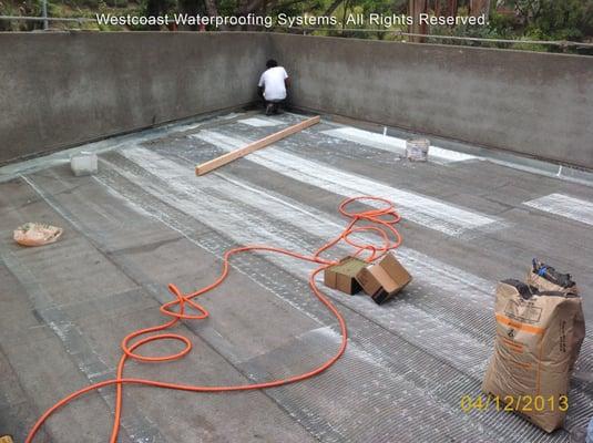 DECK COATING: Roof Top Deck PROGRESS Hollywood CA