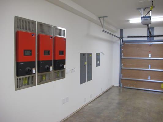 SMA Hi Frequency Flush Mount Inverters perfect for new construction and a clean built in look.