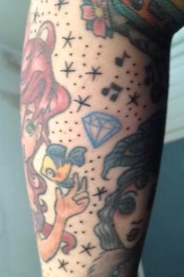 Diamonds and filler work done by Nathan