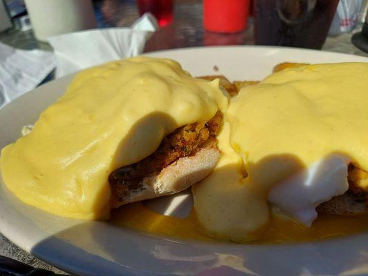 What should be on every breakfast  menu. Fish cake Benne