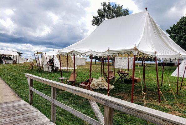 Encampment at Perry's Victory and International Peace Memorial