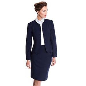 Women's business suit alteration