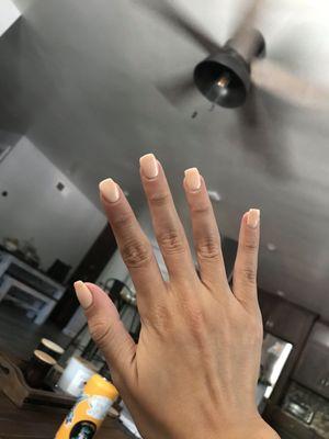 After gel manicure. Simple, long and clean