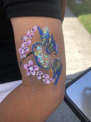 I love adding glitter and bringing more beauty to my designs