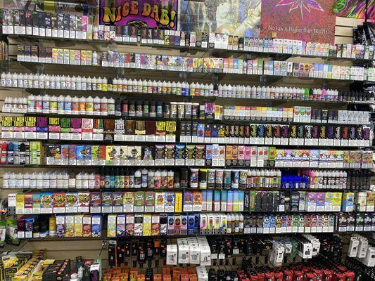 Huge selections of vape juice