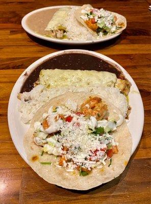 taco & enchilada combo