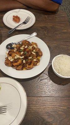 Kung pao shrimp