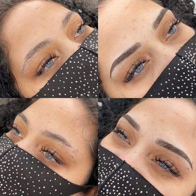 Combination brows.