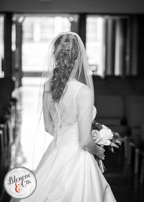 Bridal Hair (Photo by Blencoe & Co.)