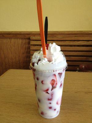 Fresas con crema