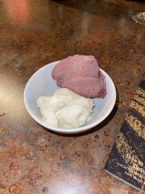 Wine sorbet