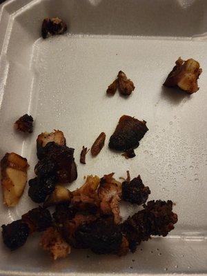 Burnt rib tips