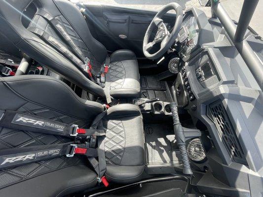 Razor Seats, Harness, Stereo and more!