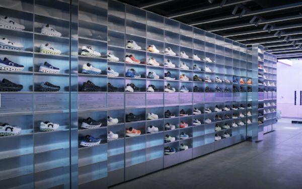 Our magic shoe wall!