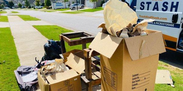 We offer curbside bulk waste pick up. Get up to 50% off junk removal with our curbside service.