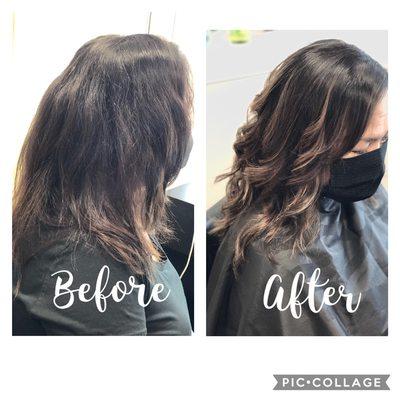 Balayage & Haircut