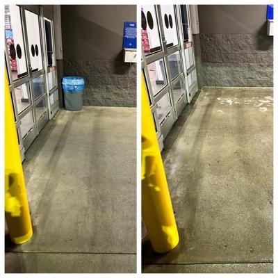 Sam's Club Riverside Front Entry Way Before & After