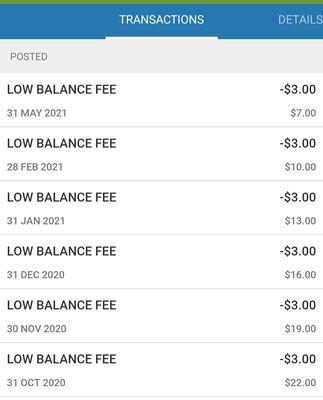 Put $25 in "Savings" when I opened the account. Checked it today and this is what I see.