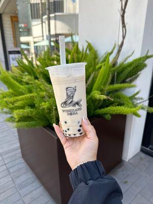 Green milk tea!! Amazing must try