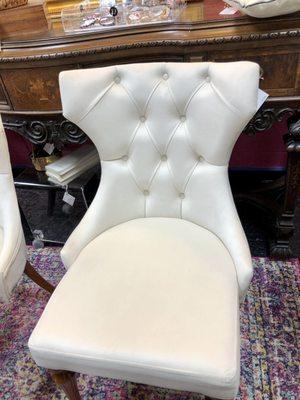 Set of 9 beautifully-upholstered chairs ~ $980