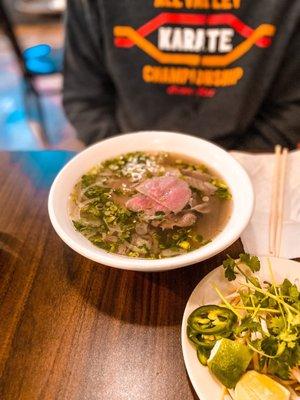 50. Pho Tai, Chin (Beef pho with rare beef & brisket)