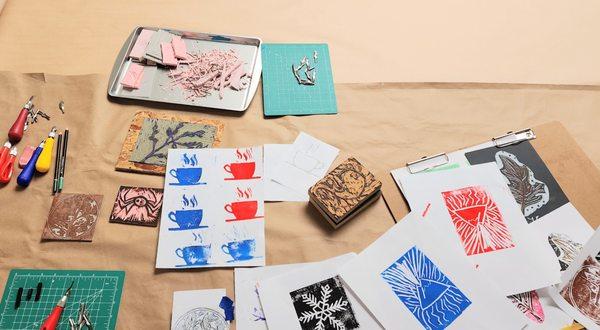 Printmaking is one of our favorite classes