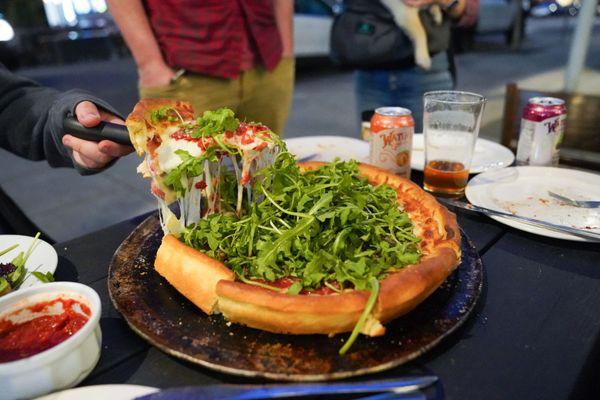 Prosciutto and Arugula Whole Pie