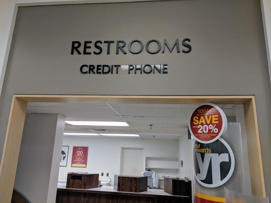 Amazon Locker Tremont near the restrooms in the back of the store.