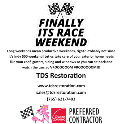 Call TDS today! (765) 621-7403 www.tdsrestoration.com