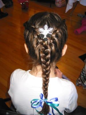 Double French braid